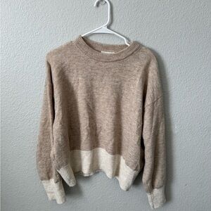 H&M Cozy Two-Tone Sweater